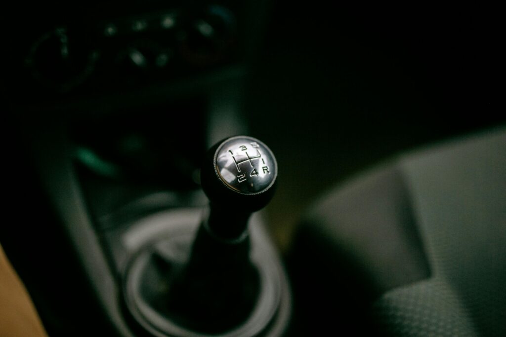 gear stick in car