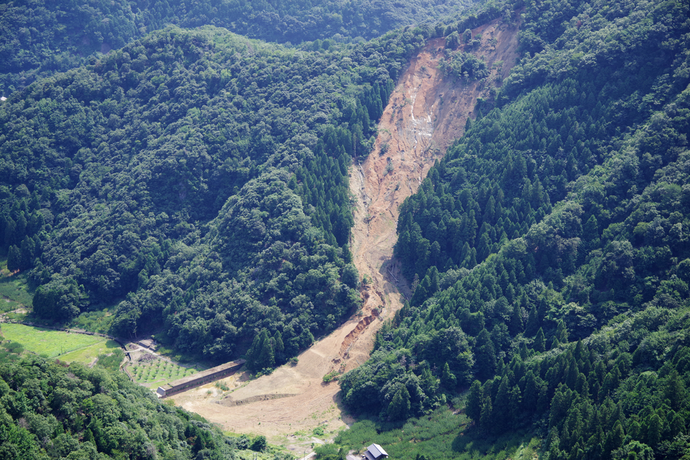 image of landslide