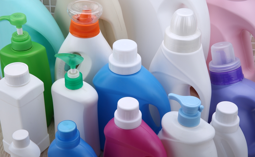 Cleaning product plastic container for house clean ，Plastic detergent container
