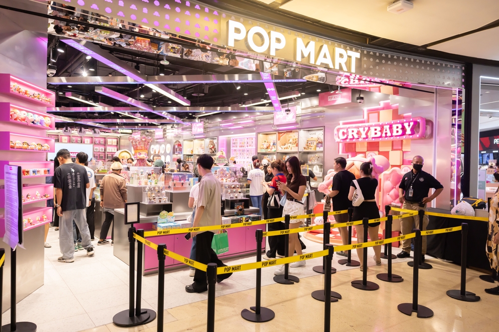 BANGKOK,THAILAND-APRIL 25: View of the New Popmart Store in Central Latphrao in Bangkok on April 25,2024