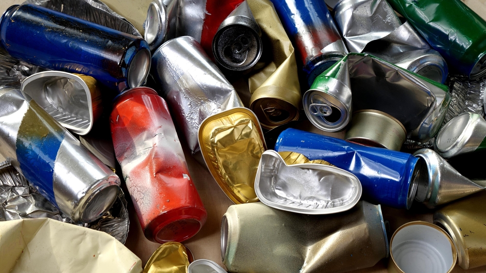 Steel and aluminium cans. Aluminium is the material to recycle. Used beverage and food cans
