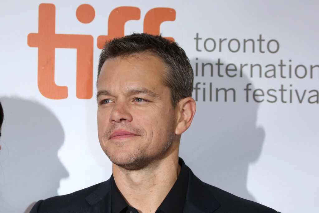 Actor Matt Damon attends the 'The Martian' premiere during the 2015 Toronto International Film Festival at Roy Thomson Hall on September 11, 2015 in Toronto, Canada.