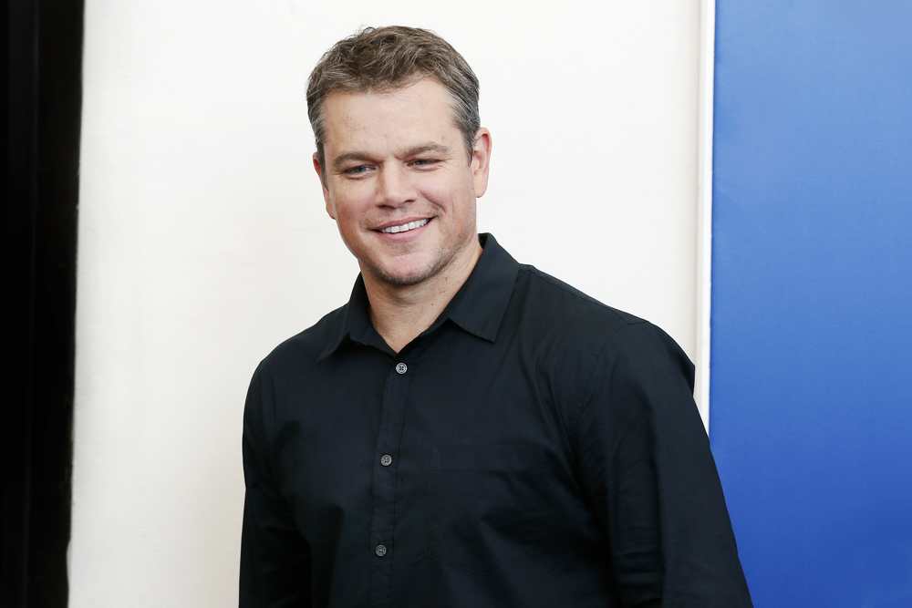 VENICE, ITALY - AUGUST 30: Matt Damon  attends the photo-call of the movie 'Downsizing' during the 74th Venice Film Festival on August 30, 2017 in Venice, Italy.