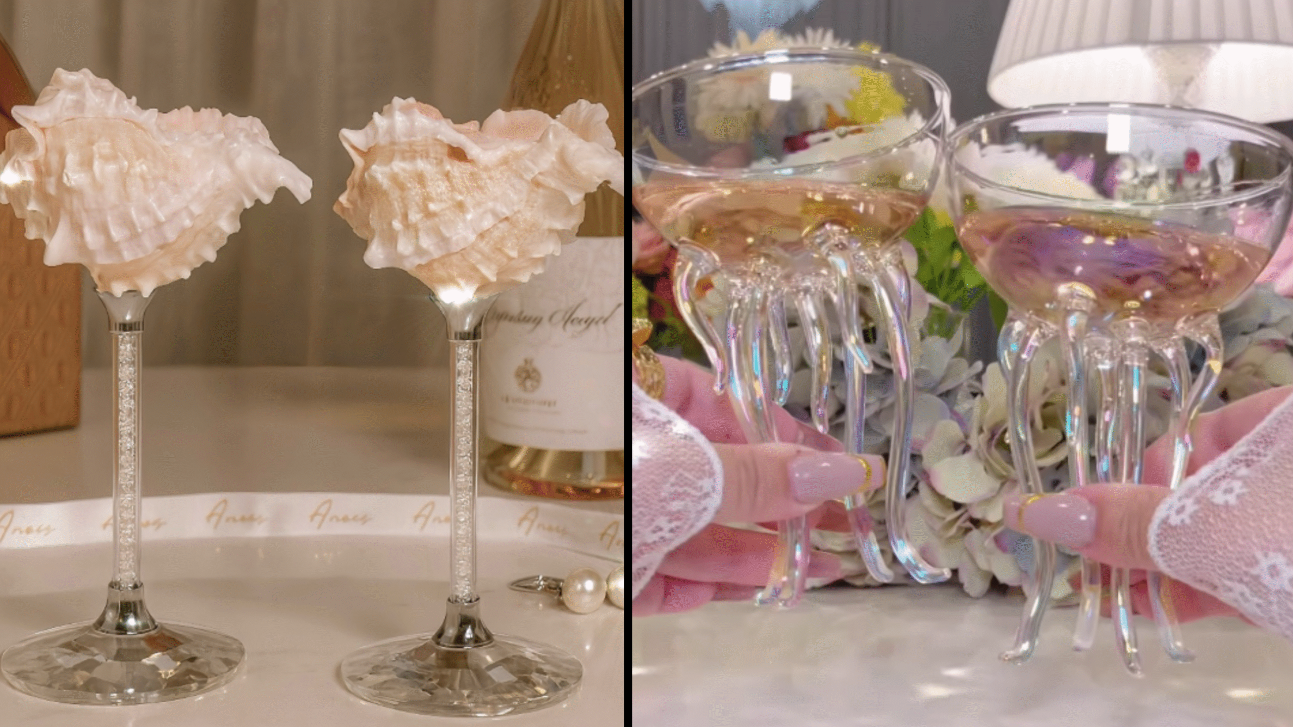 anais candle ocean glasses