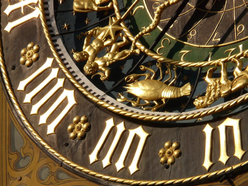 Astronomical clock, Clock, Time