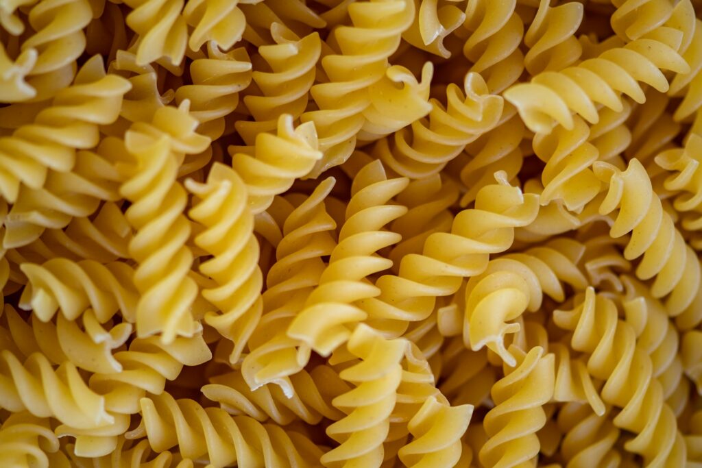 a full image of Fusilli pasta
