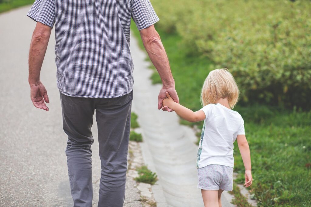 Dad, Daughter, Nature