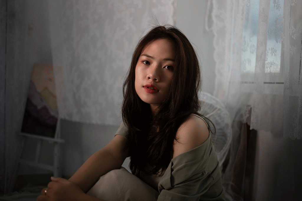 asiain woman in room