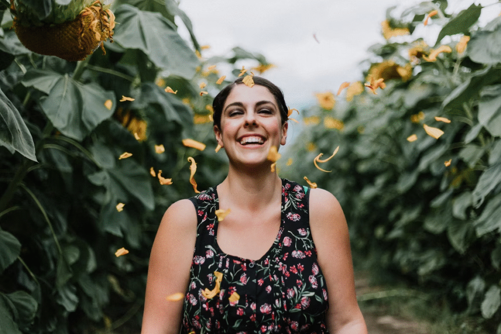 happy woman
