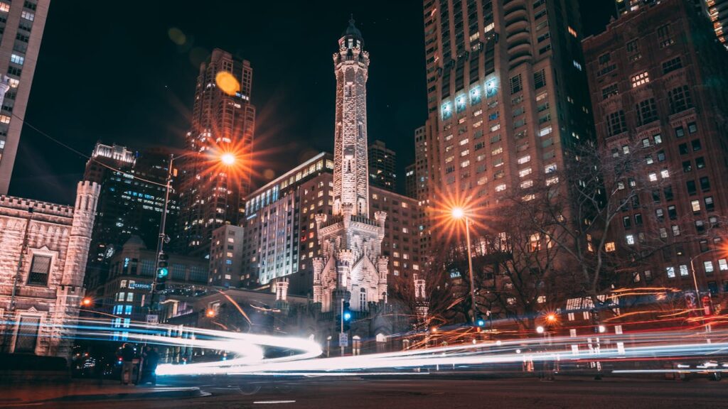 Time Lapse Photo of City
