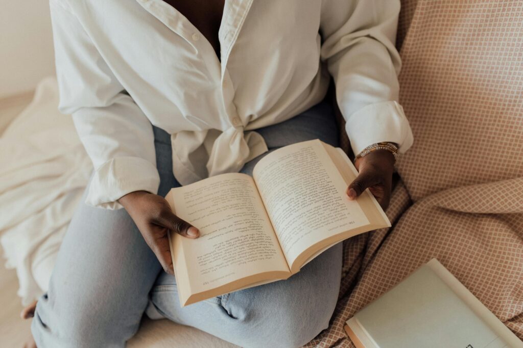 A Woman Reading a Book