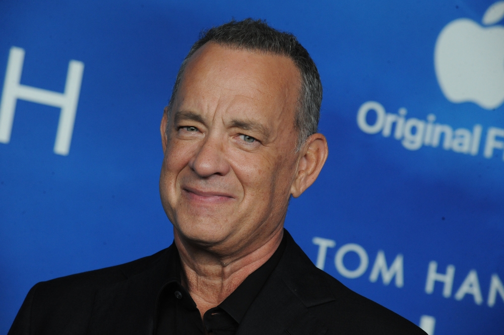 Tom Hanks at the Apple Original Films' premiere of 'Finch' held at the Pacific Design Center in West Hollywood, USA on November 2, 2021.