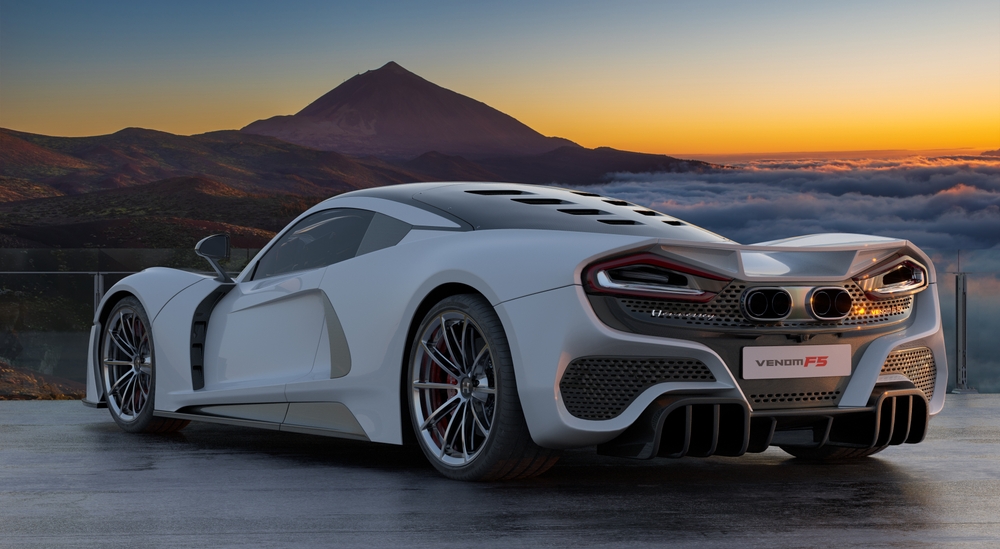 Szczecin, Poland-January 2023:Hennessey Venom F5 – .3D Rendering
