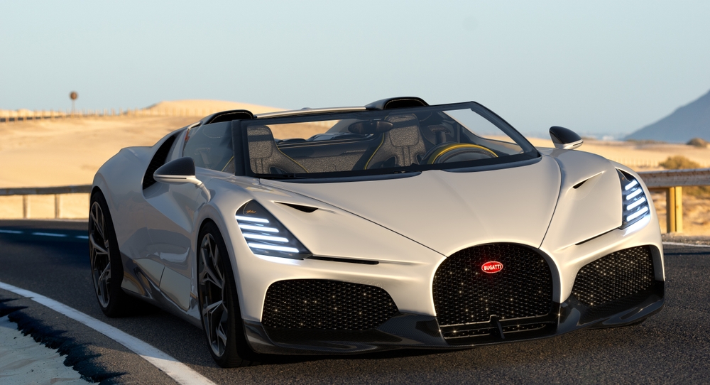 Szczecin, Poland-March 2023:BUGATTI W16 MISTRAL – The ultimate Roadster.3d illustration
