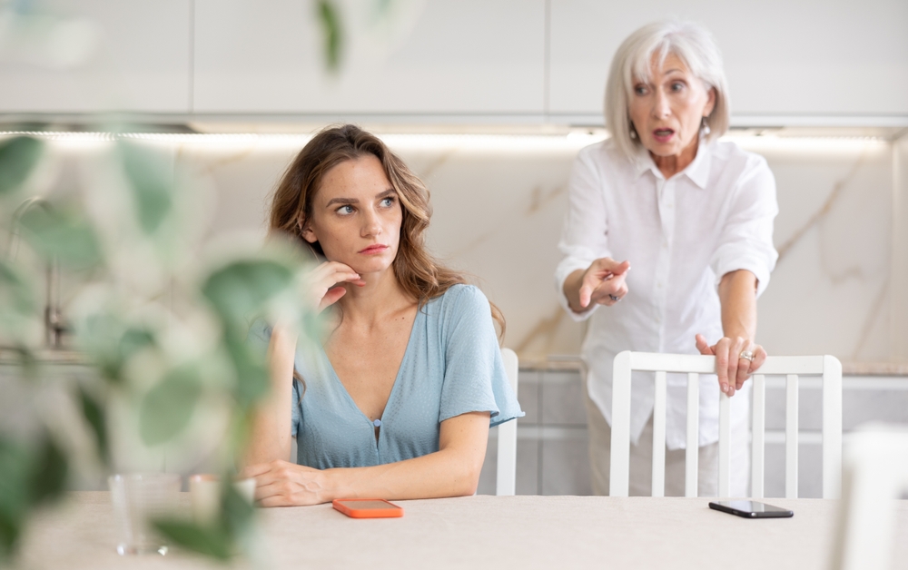Woman oversharing to another woman
