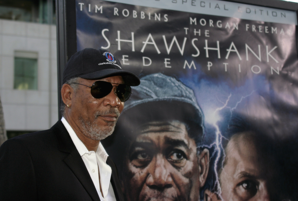 Morgan Freeman at the 10th Anniversary Screening of "The Shawshank Redemption" held at the AMPAS in Los Angeles, United States on September 23, 2004.
