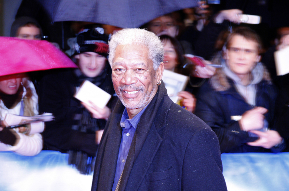BERLIN - JANUARY 21: Actor Morgan Freeman looks into the cameras during the German premiere of the film "The Bucket List" January 21, 2008 in Berlin.