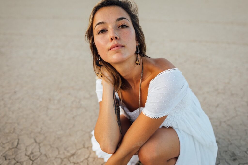 Woman, Model, Desert image