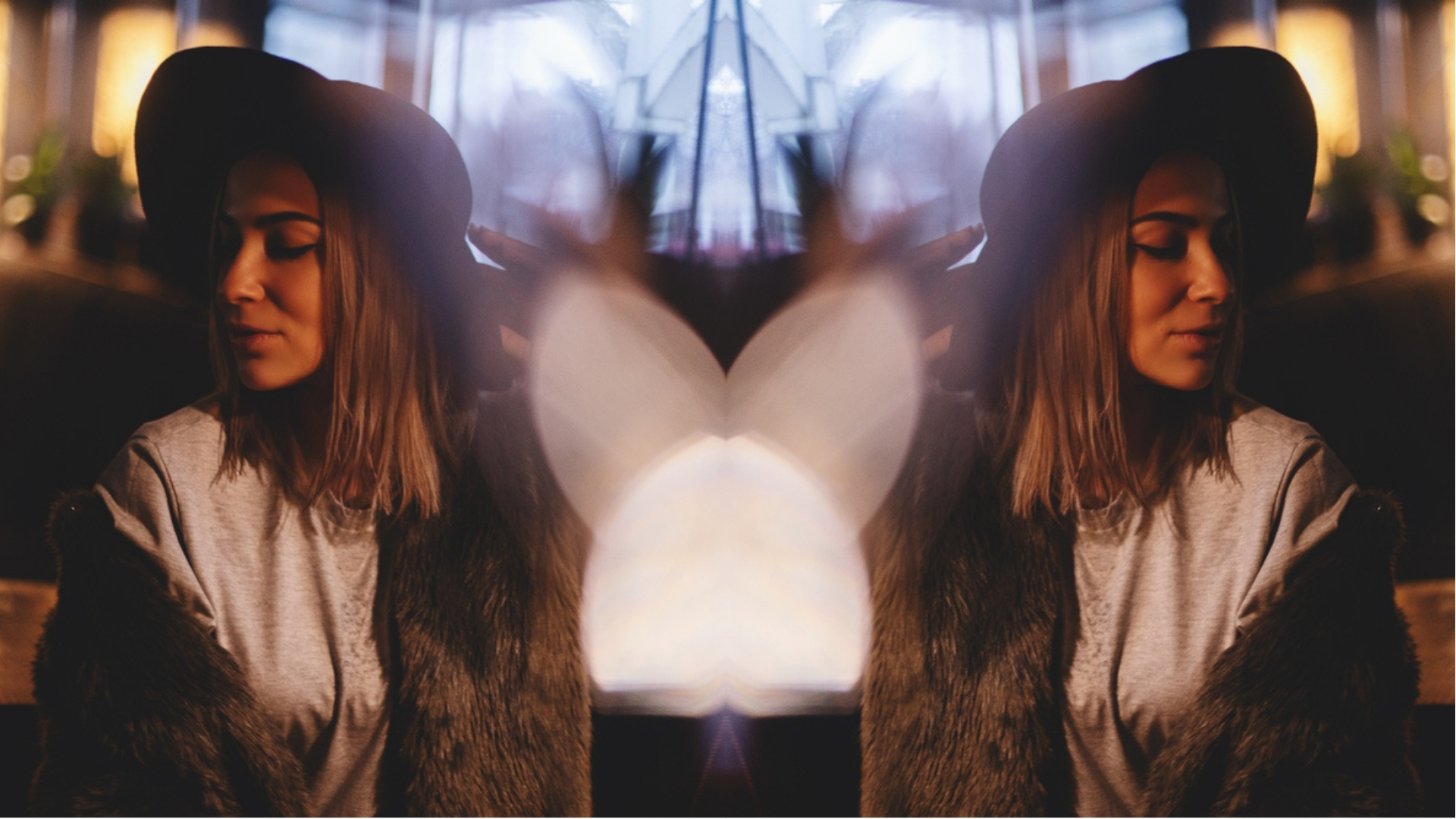 woman in hat