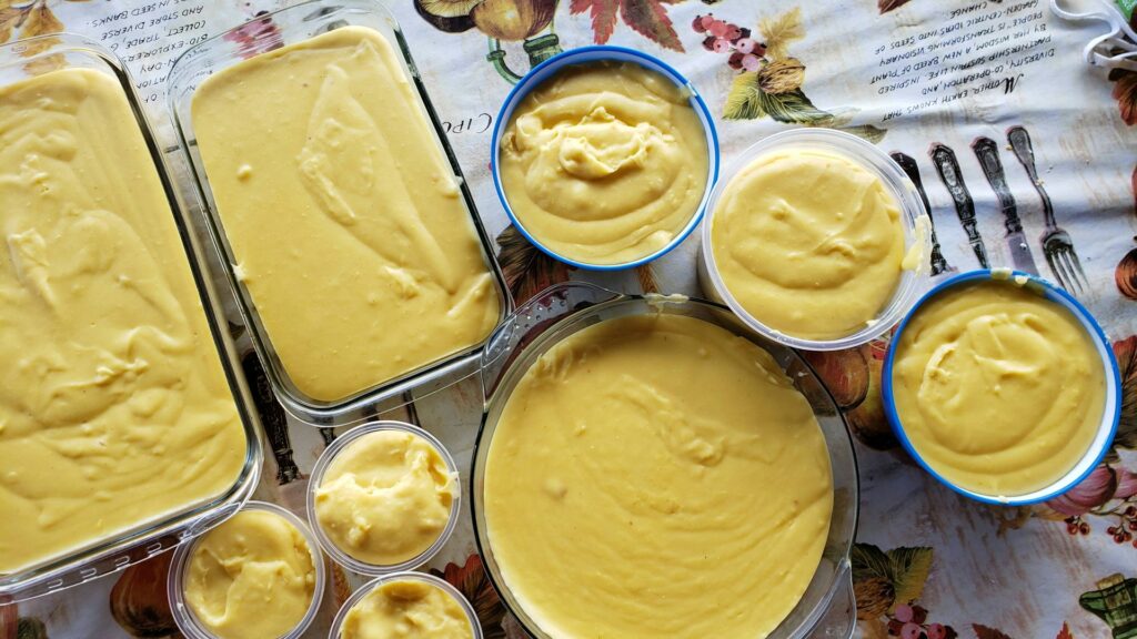 batter in bowls
