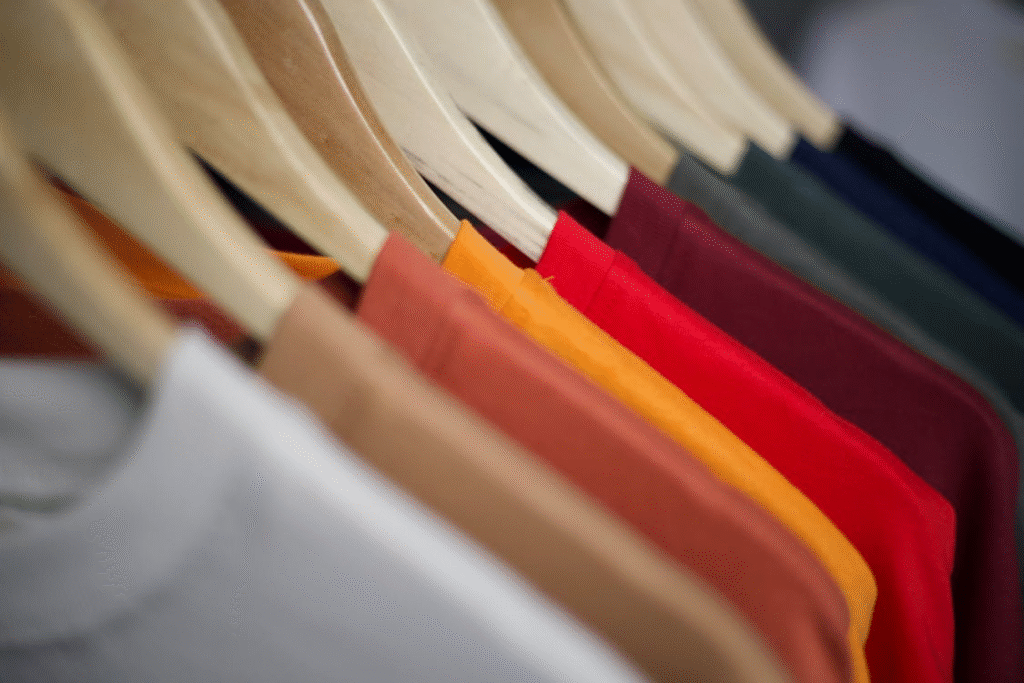 Close up of T-Shirts
