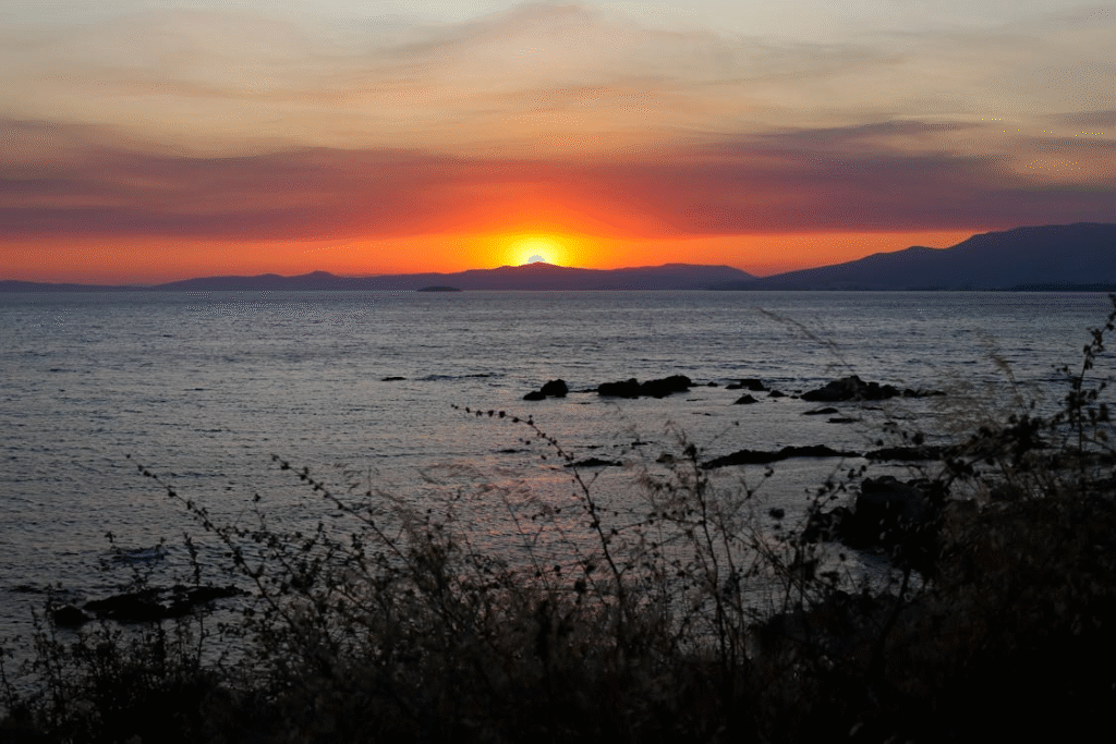 Breathtaking Sunset Over İzmir Coastline