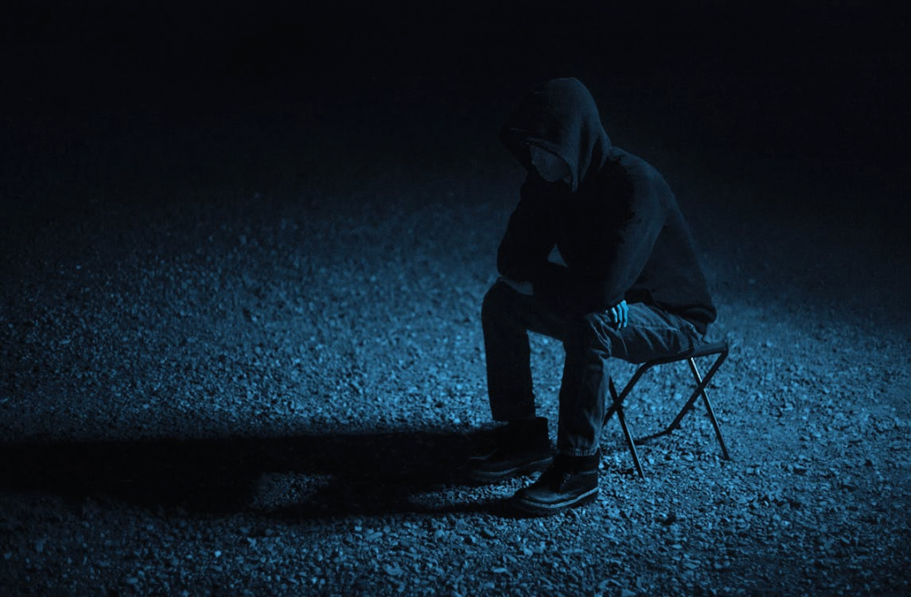 Man in Hoodie
