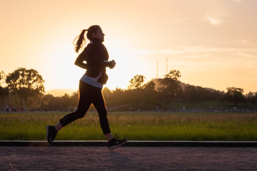 image of a person jogging