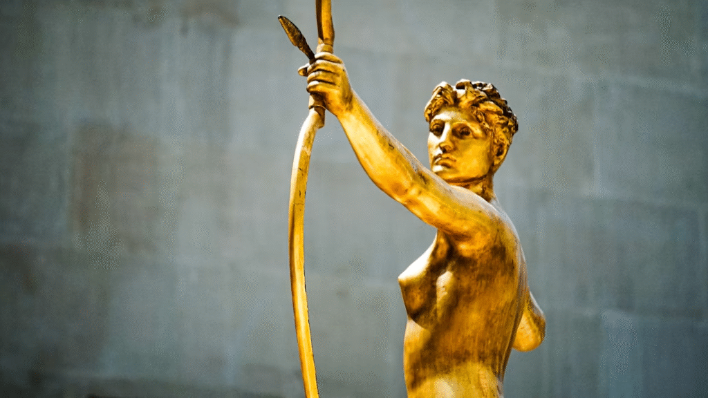image of a zodiac statue