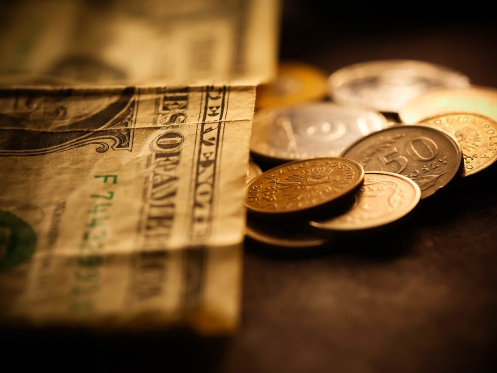 A Close-up Shot of Money