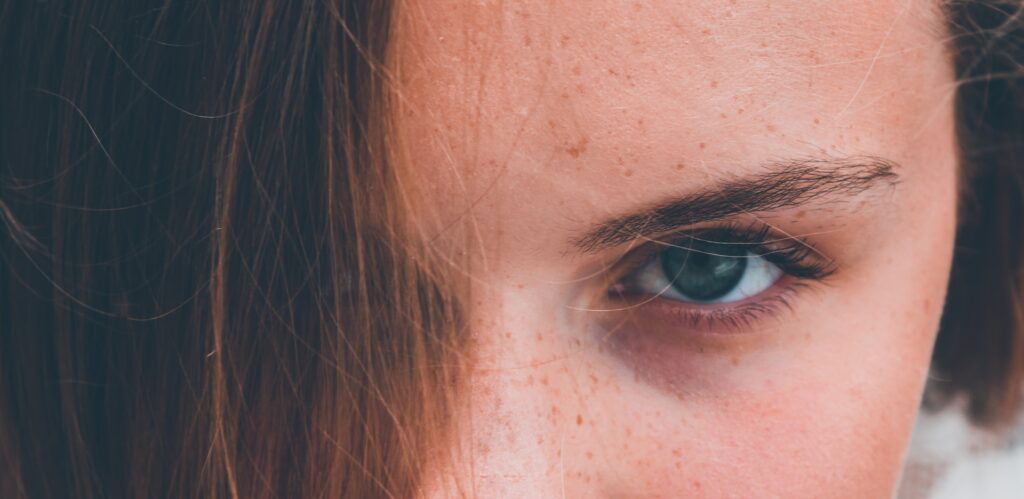 woman's face
