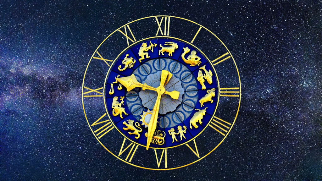  An astrological timepiece