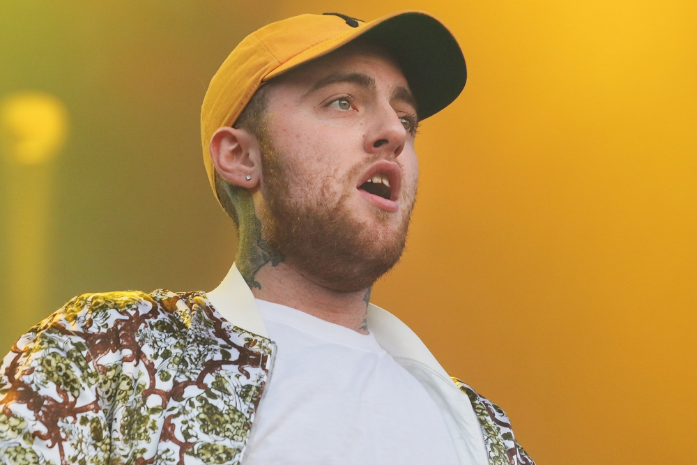 Okeechobee, Florida USA - 03-05-2017: Mac Miller performs at the Okeechobee Music Festival