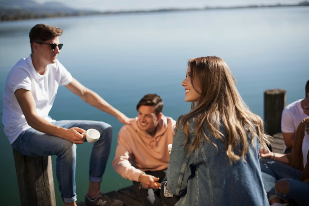 group-of-people-sitting-on-boat-dock