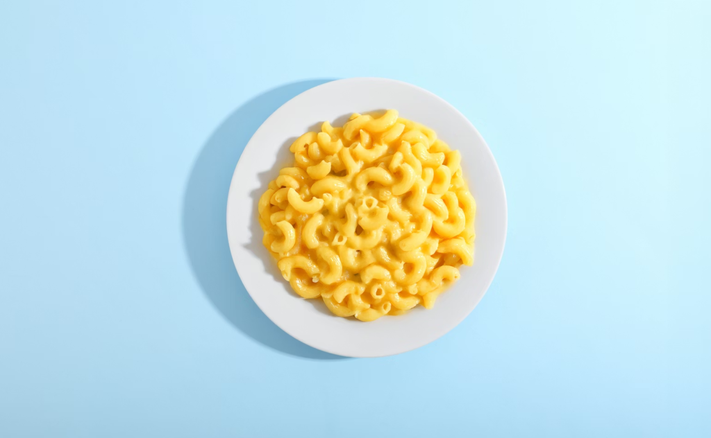 mac-and-cheese-served-on-a-white-plate
