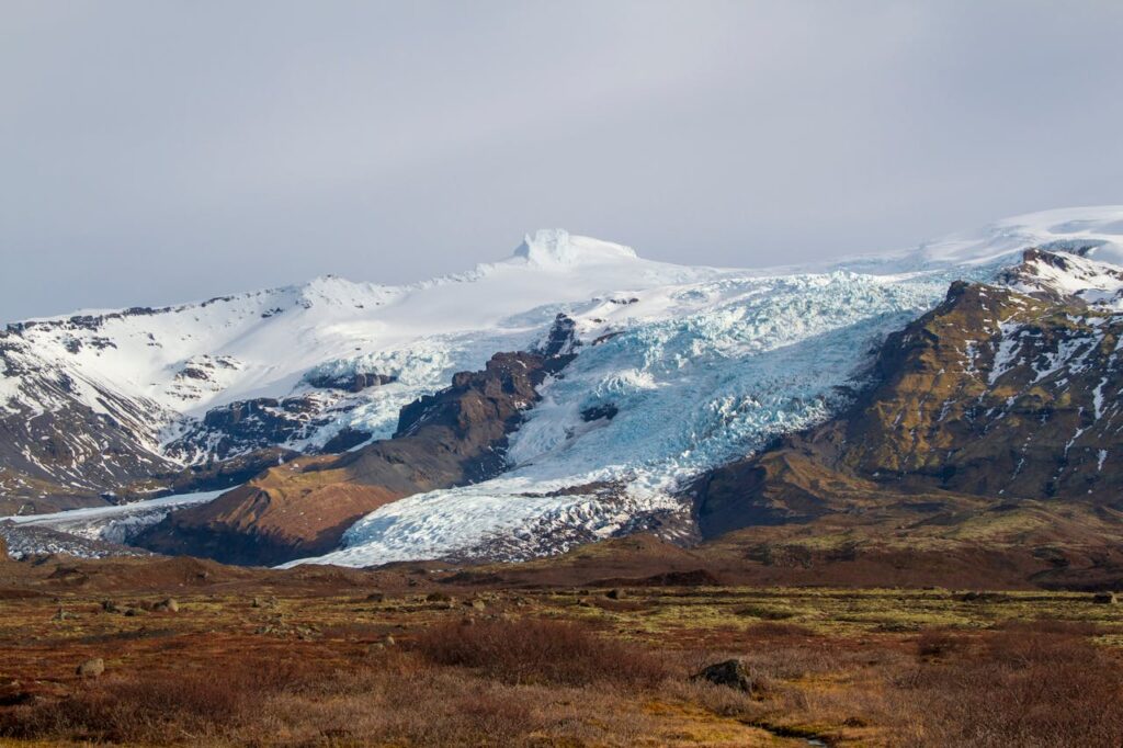 Scenic View of Vatnajökull Glacier in Iceland

