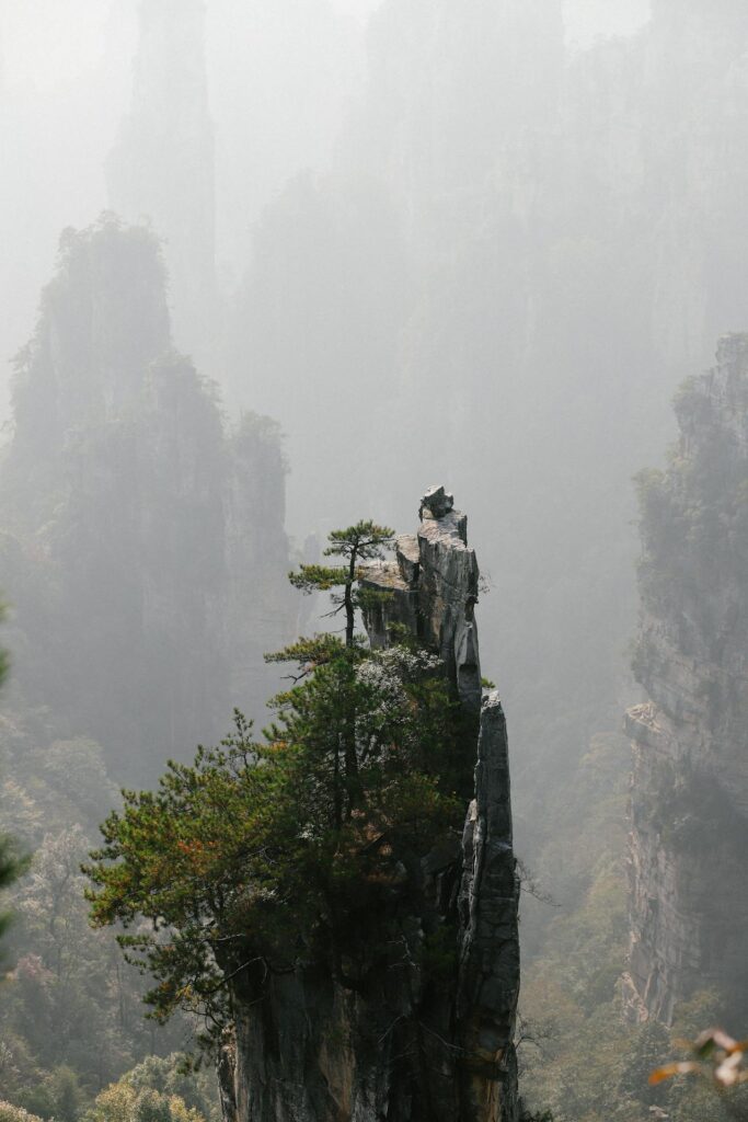 Misty Peaks of Zhangjiajie National Forest Park
