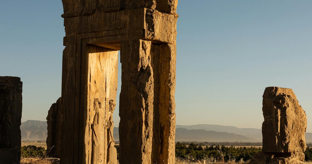 Explore the ancient ruins of Persepolis, Iran, capturing timeless architecture at sunset.