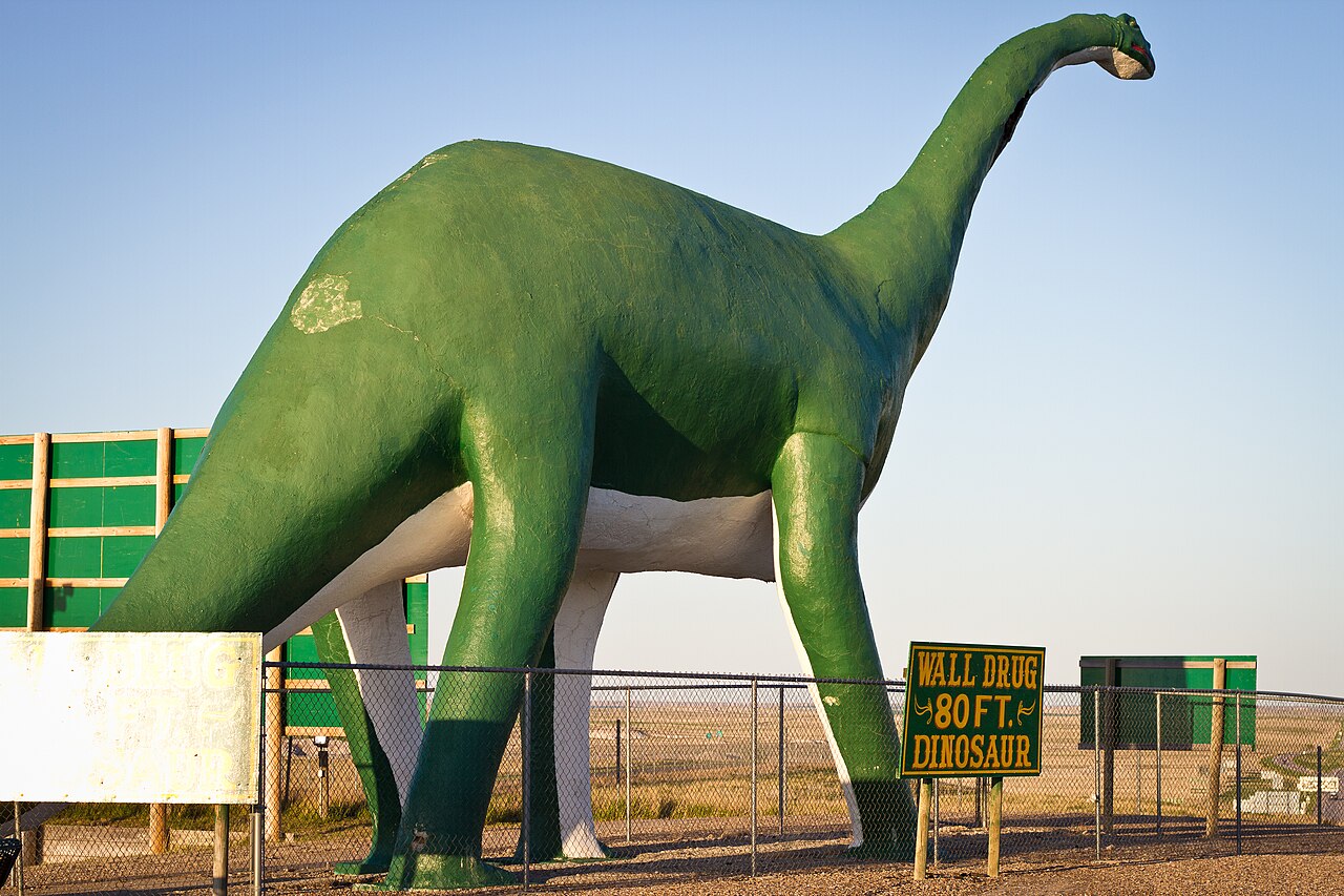 Dinosaur Wall Drug, Wall, SD