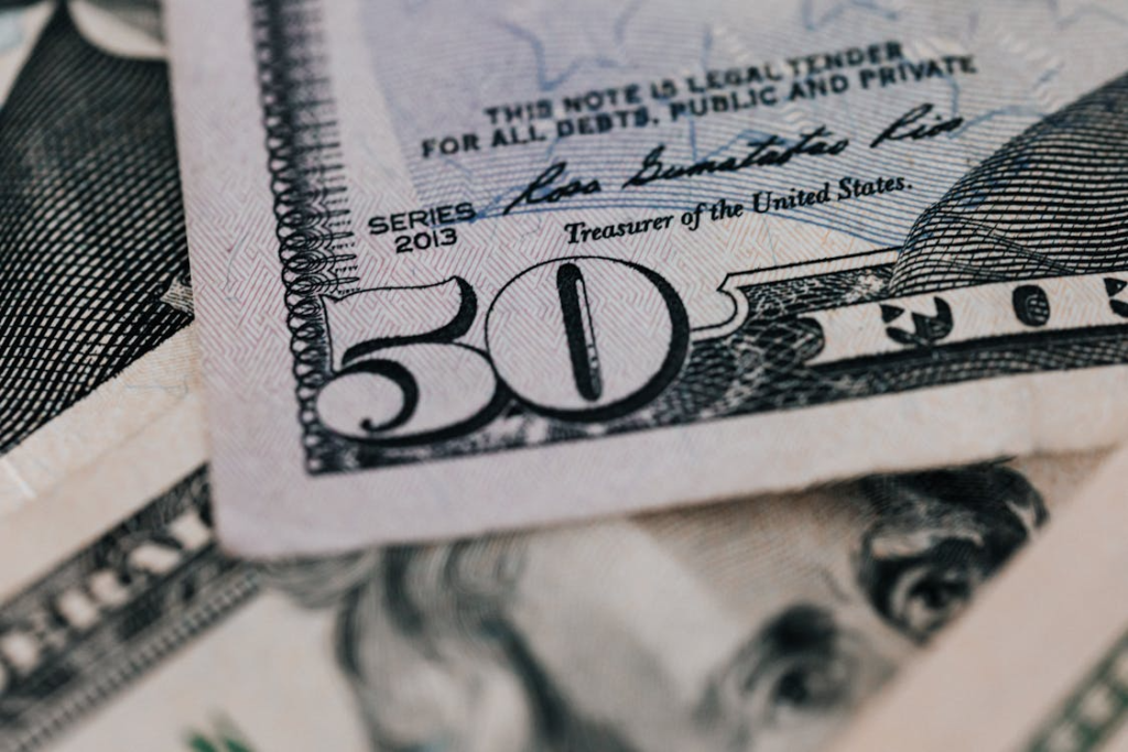 close up of cash