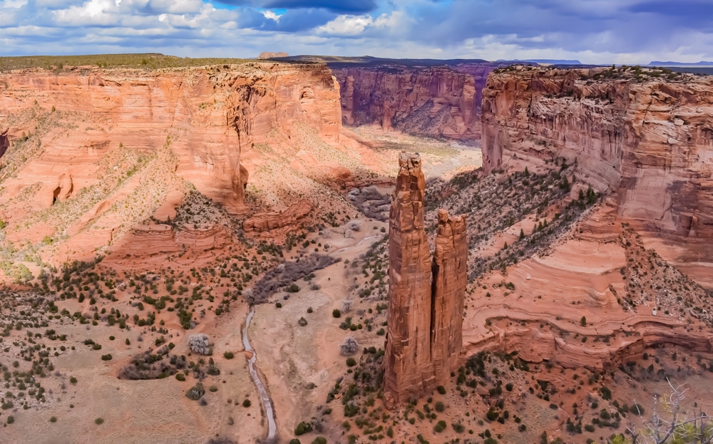 Where Earth reaches for the Sky "Spider Rock in Canyon de Chelly"