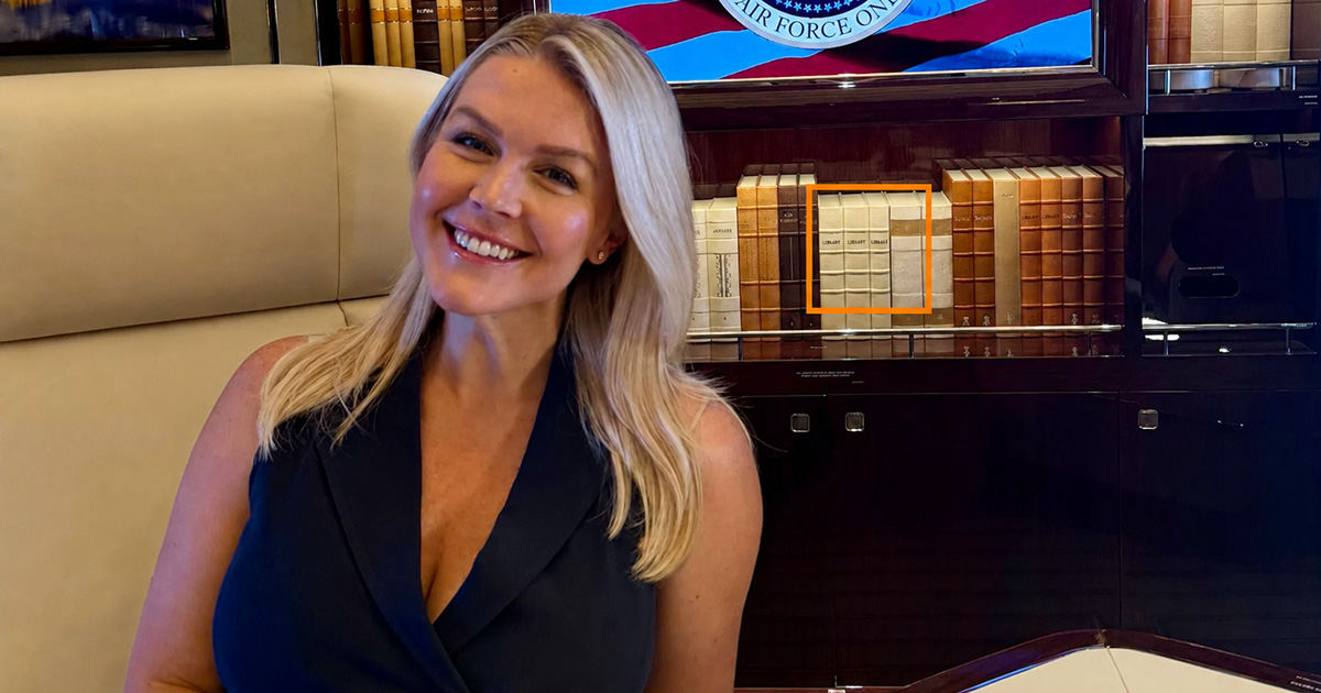 Trump’s New Air Force One Has a Library Full of Fake Books