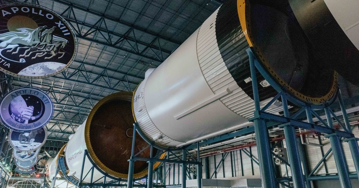 Explore the Saturn V rocket exhibit at the Kennedy Space Center showcasing historic space exploration.